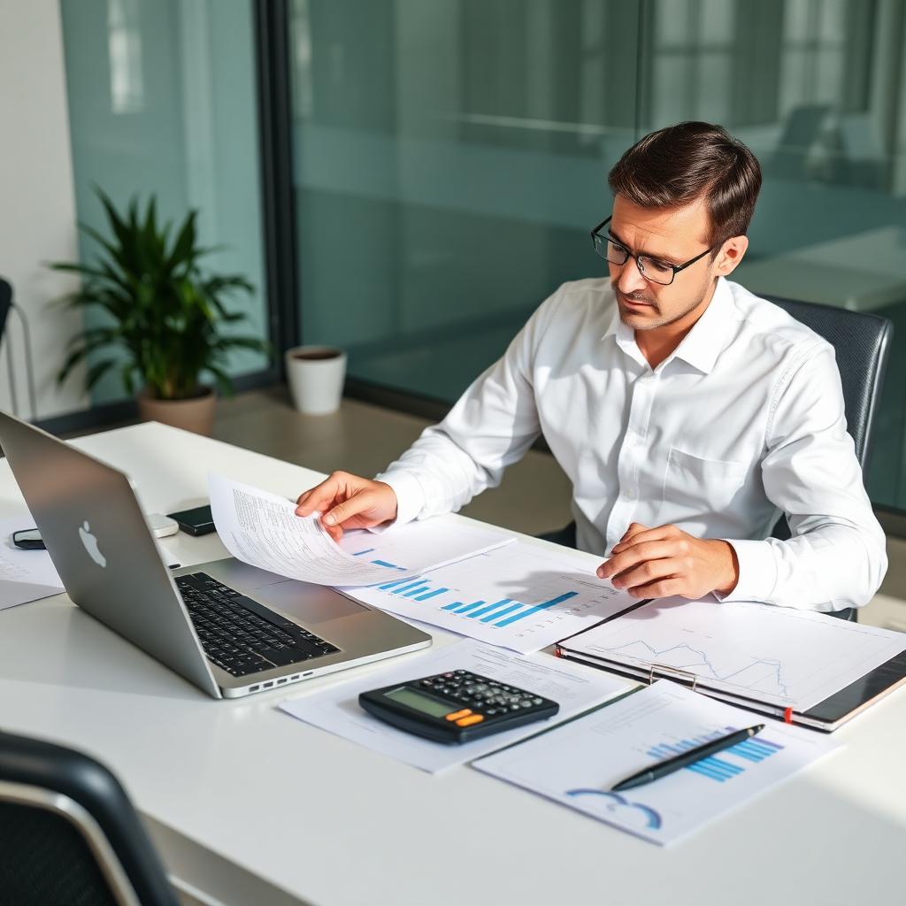 Profissional de Contabilidade usando o AgendaPro